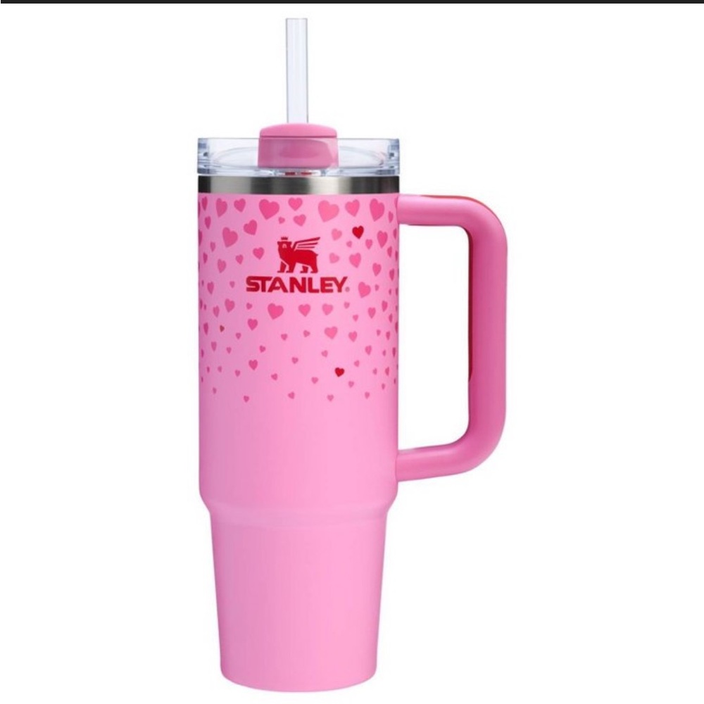 Limited edition 2025 Target Stanley Valentine’s Day 30 Oz Pink Heart Tumbler